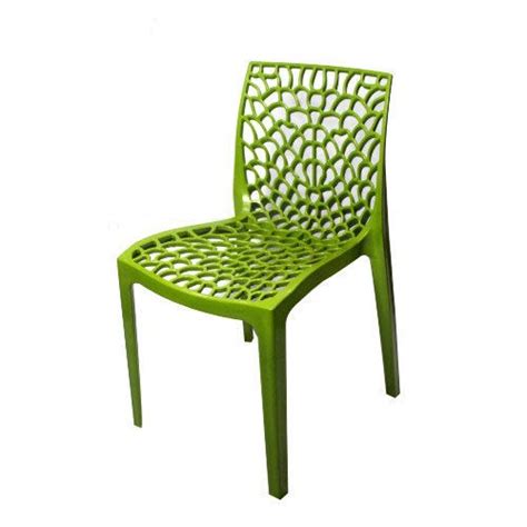 Green Without Hand Rest (Without Arms) Supreme Web Plastic Chair, 2kg ...