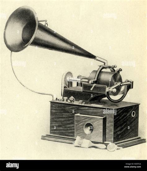 Edison phonograph hi-res stock photography and images - Alamy