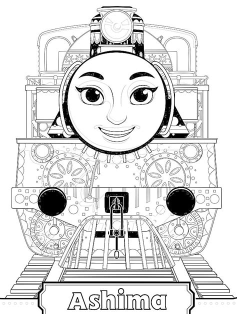 Thomas And Friends Ashima Coloring Pages - coloring.edu.pl