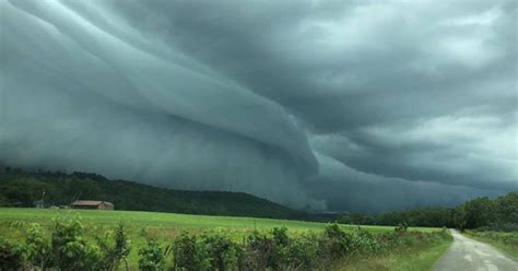 Storms Create Impressive Shelf Clouds