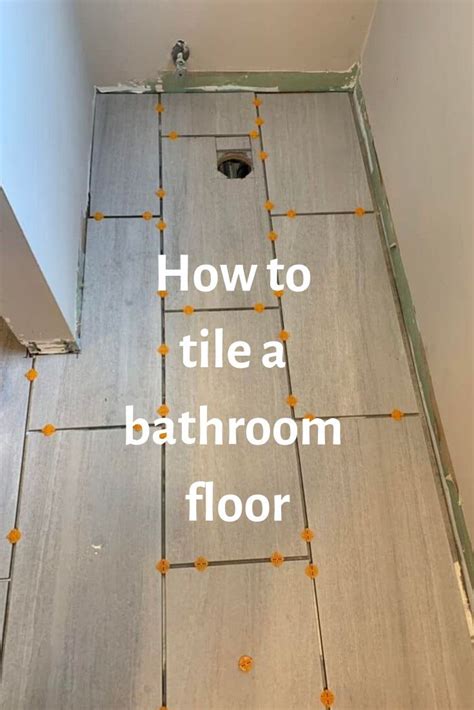 How to install tile on a bathroom floor – Artofit