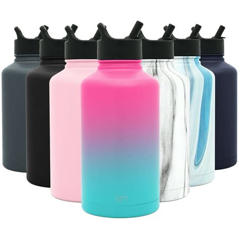 Simple Modern 64 oz Summit Water Bottle with Straw Lid - Hydro Vacuum Insulated Flask Double ...