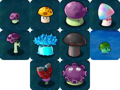 Mushrooms - Plants vs. Zombies Wiki, the free Plants vs. Zombies ...