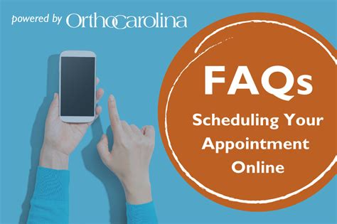 Scheduling Your Appointment Online | FAQs | Orthopedic Blog | OrthoCarolina