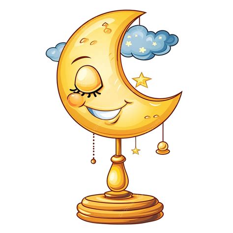 Sleeping Time Objects Clip Art Cartoon Lamp, Sleep, Night, Objects PNG ...