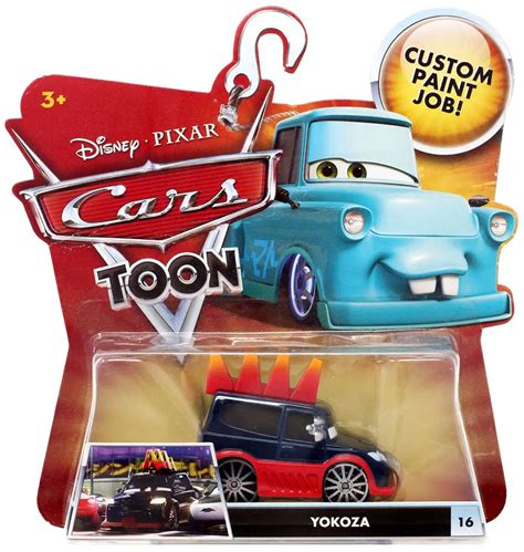 Disney Pixar Cars Cars Toon Main Series Yokoza 155 Diecast Car 16 Mattel Toys - ToyWiz