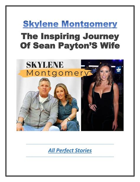 Skylene Montgomery: Standing Strong with Sean Payton ...