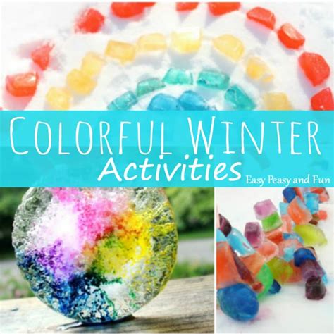 10 Colorful Winter Activities for Kids - Easy Peasy and Fun