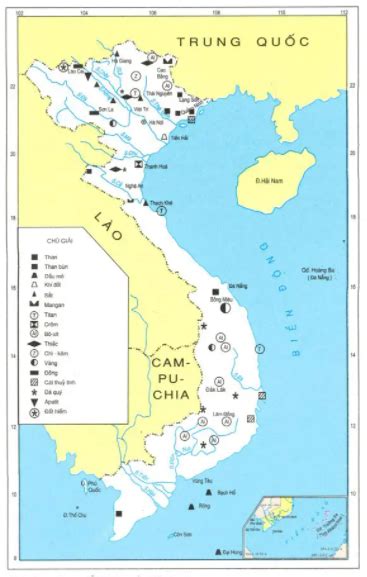 Lý thuyết - Bài 26 Đặc điểm tài nguyên khoáng sản Việt Nam - Địa lý 8