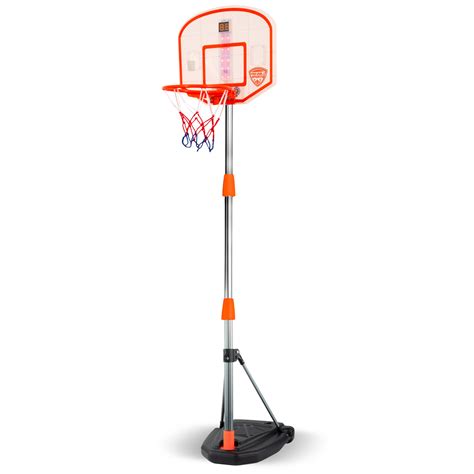 Pro Ball Portable Electronic Scoreboard Basketball Hoop for Kids, Adju ...