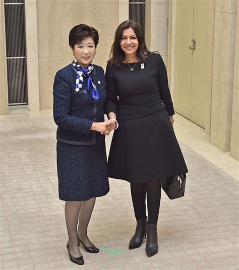 Mayor of Paris visits the Governor - Tokyo Metropolitan Government