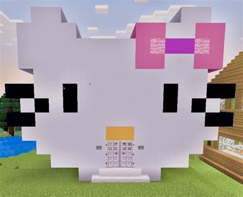 Hello Kitty House Minecraft | Hello kitty house, Hello kitty wallpaper ...