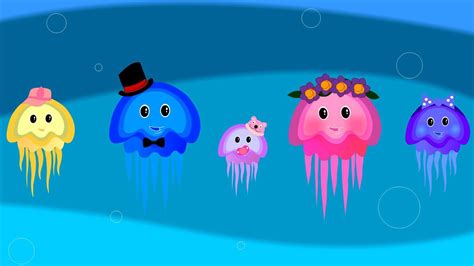 Finger Family Song Jelly Fish Fingers - YouTube