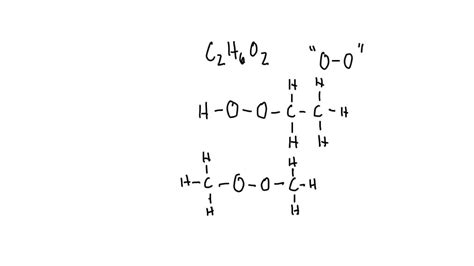 SOLVED: Draw structure for all constitutional isomers with the molecular formula C2H6O2 that ...