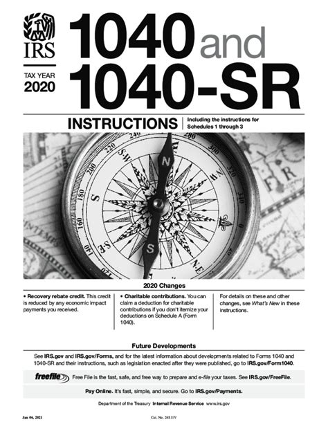 2020 Form IRS 1040 Instructions Fill Online, Printable, Fillable, Blank - pdfFiller