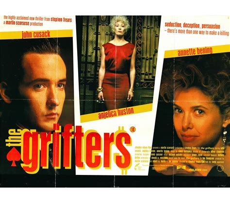 The Grifters 1990 original British quad movie poster