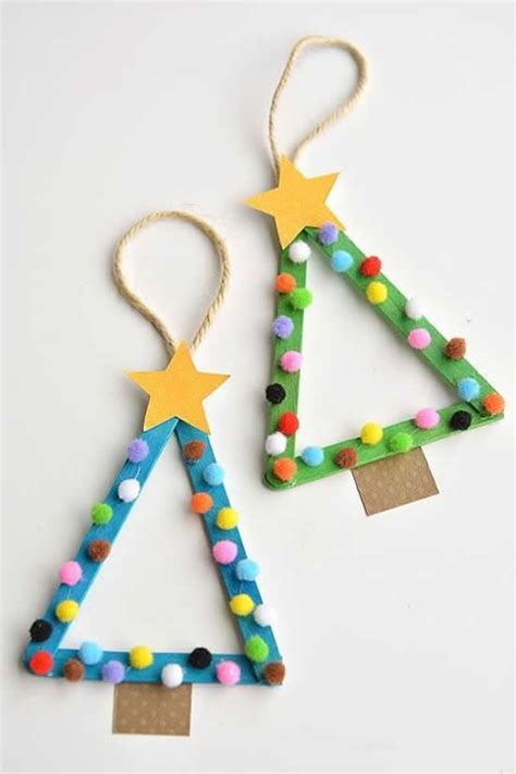 Artesanatos com Palitos de Picolé para Natal Kids Crafts, Christmas ...