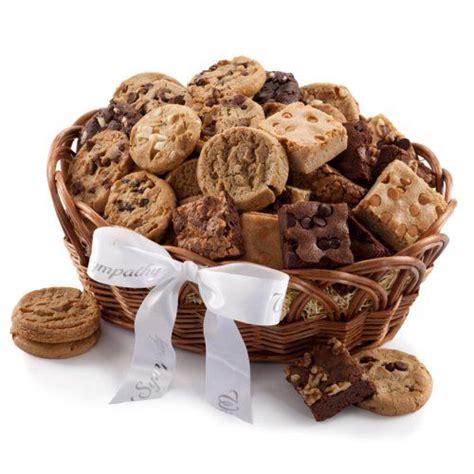 Mrs Fields Cookie Brownie Sympathy Gift Baskets