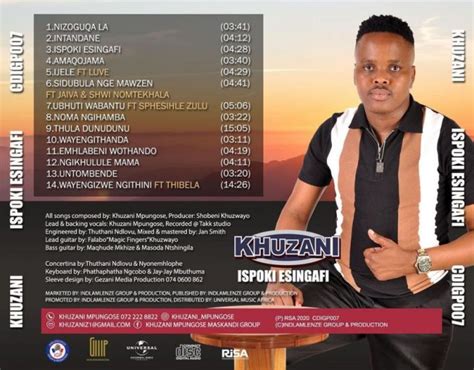 Khuzani - Ispoki Esingafi 2020 Album » Download Zip & Mp3