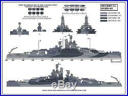 1/350 USS Nevada BB36 December 1944 Complete Resin & PE Brass Model Kit