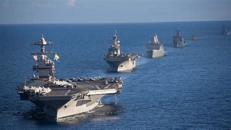 US Navy carrier strike group departs eastern Med region