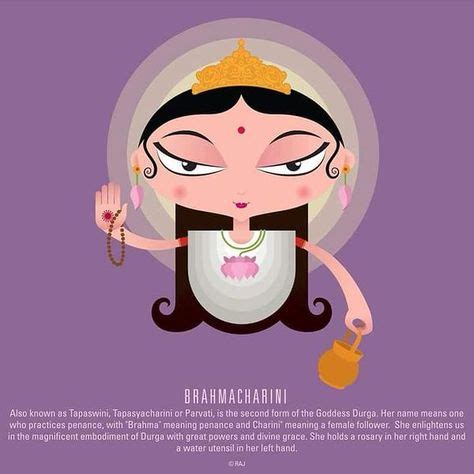 17 Brahmacharini Devi ideas | durga, hindu gods, indian gods