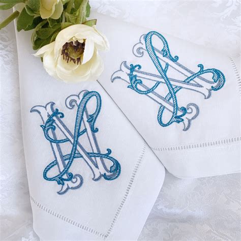 Linen Dinner Napkins Monogrammed, Customized - Etsy