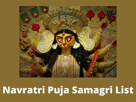 Navratri Puja Samagri list| Navratri Puja 2020 Samagri: Check out the ...