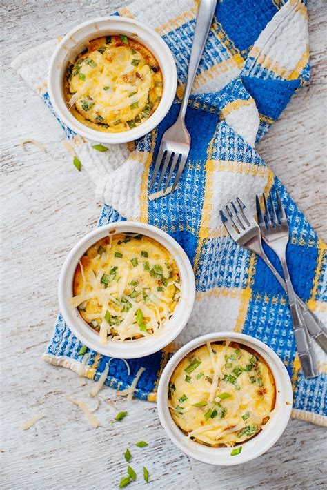 Cheesy Ham & Chive Keto Souffle Recipe | Tasteaholics