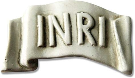 Inri Smallest Sign 2.5 W - Orlandi Statuary - Online Wholesale Catalog for Beautiful Orlandi ...