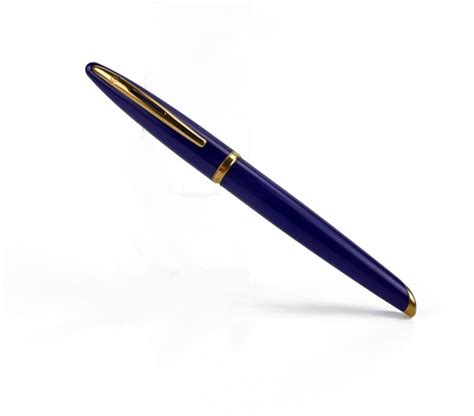 Waterman Carene - Fountain pen - Blue lacquer - 18k gold - Catawiki