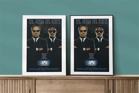 Framed Men in Black Poster Men in Black Movie Poster Wall - Etsy