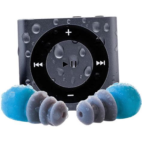 Waterfi Waterproofed iPod Shuffle Swim Kit SW3-SSPACEGRAY B&H