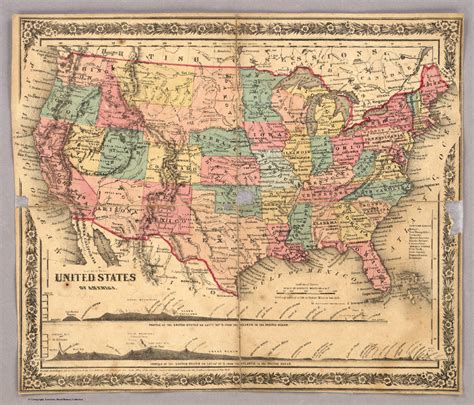 Index Map: United States of America. - David Rumsey Historical Map ...