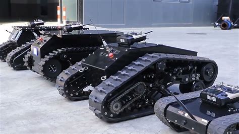 Mobile Tracked Robot Tank Chassis Platform Series - YouTube