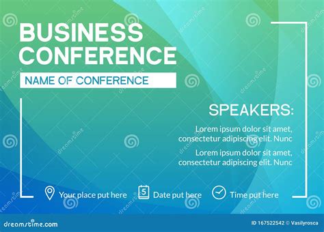 Conference Invitation Stock Illustrations – 2,671 Conference Invitation ...