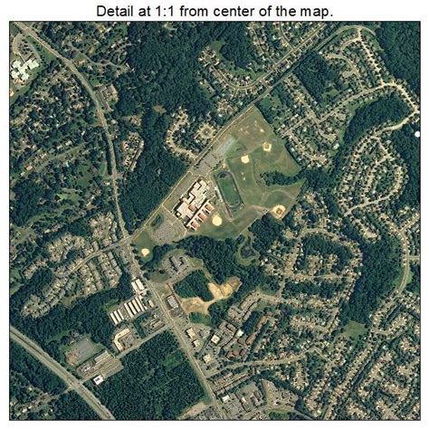 Aerial Photography Map of Bel Air South, MD Maryland