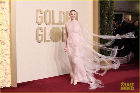 Hunter Schafer Looks Ethereal in a White Gown at Golden Globes 2024 ...