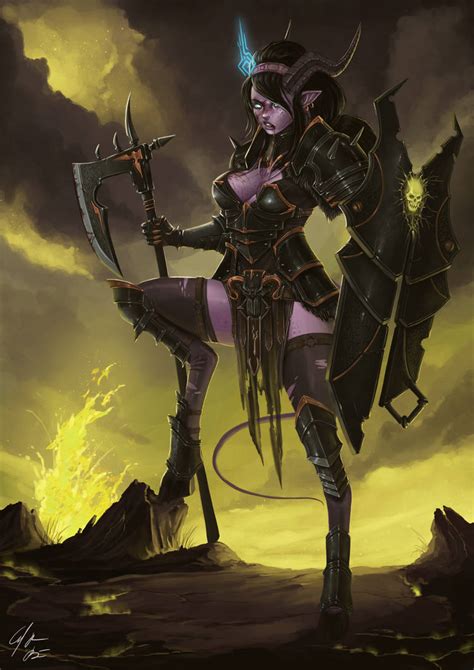 Draenei Warrior by CJ-Backman on DeviantArt