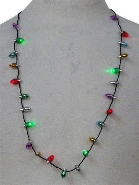 Accessories - Light Up Christmas Necklace: -Light up Christmas Lights ...