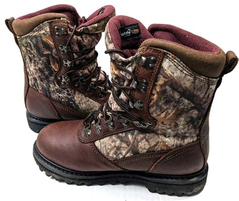 Cabelas Hunting Camo 3m Thinsulate Boots Mens Size 5m… - Gem