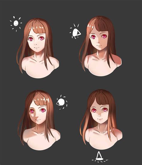 Simple Face Lighting Reference by SYSEN - How to Art