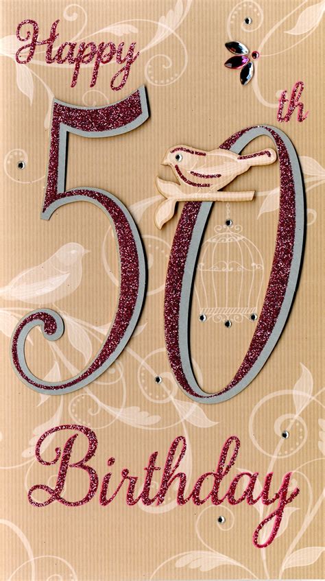 Printable 50Th Birthday Cards