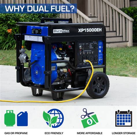 XP15000EH 15,000 Watt Dual Fuel Generator – DuroMax Power Equipment