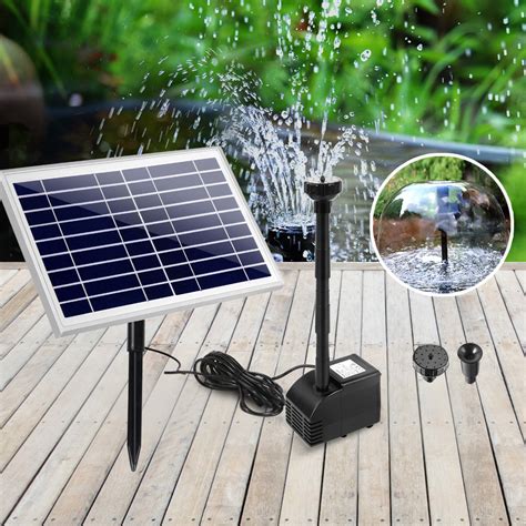 Gardeon Solar Pond Pump Submersible Water Fountain Kit 6.6FT