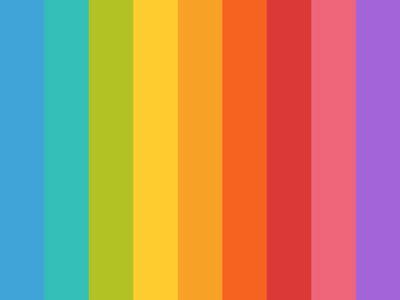 rainbow color palette | Jugos | Pinterest