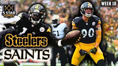 Steelers vs Saints Week 10 Highlights: T.J. Watt's Triumphant Return ...