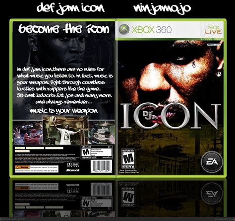 Def Jam ICON Xbox 360 Box Art Cover by Ninjamojo27