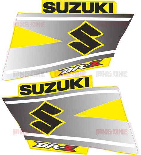 SUZUKI DRZ-250 decals set - MXG.ONE - Best moto decals