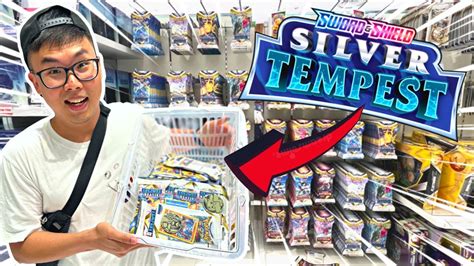 SILVER TEMPEST Release At The POKEMON CENTER! - YouTube